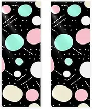 Gym Towels,Hand Towels,Workout Towels for Gym Bag,Black White Wave Dot Pattern,2-Pc