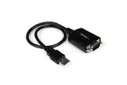 StarTech: USB to RS232 Serial DB9 Adapter Cable with COM Retention (30cm)