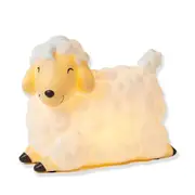Pilbeam Living 10cm Sculptured USB Sheep LED Light Home/Room Nursery Decor White