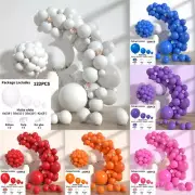 White Red Balloon Garland Arch Kit Birthday Party Decor Wedding Balloon Latex