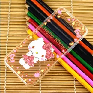 【Hello Kitty】iPhone 6/6s 立體彩繪透明保護軟套