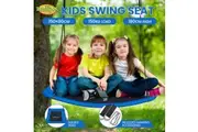 Tree Swing Seat Chair Set Indoor Outdoor Childrens Adult Hanging Playset Rectangular Garden Camping Platform Straps XL Carabiners Kidbot