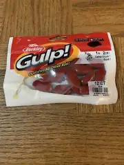 Berkley Gulp Bait Catfish Chunk Blood-BRAND NEW-SHIPS SAME BUSINESS DAY