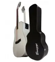 Busuyi 12 String /6 String Acoustic Electric Double Neck Guitar With Custom Case