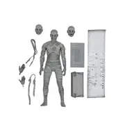 Neca Mummy Ultimate Universal Monsters 7'' Figure Playset Toy Black & White 17+