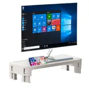 Monitor Riser Stand Height Adjustable Laptop Stand-Apricot
