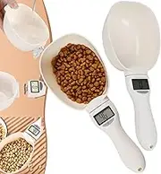 Food Measuring Scoop Scale,Emboadlie Food Measuring Scoop Scale,Digital Measuring Spoon, Kitchen Scale Spoon, Digital Spoon Scale for Food, Polygons Measuring Spoon,Food Measuring Scale (2Pcs)