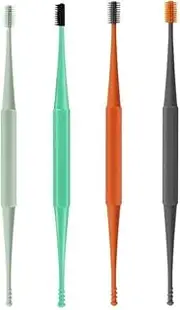 1Pc Double-Sided Earpick Soft Silicone Rotating Ear Ear Ears Remover Clean Design Wax Pick Cleaner Tools (Random Color)