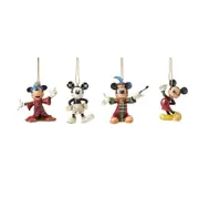 Disney Traditions Mickey Through the Years Hanging Ornaments Set of 4