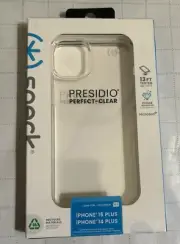 Speck Presidio Case For iPhone 15 Plus / 14 Plus Perfect Clear - Open