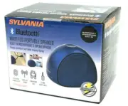 SYLVANIA Sp260D Blue Wireless Portable Bluetooth Speaker