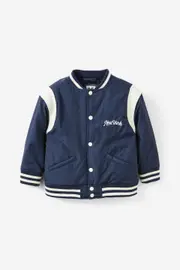 [Cotton On Kids] Cotton On Kids - Benji Baseball Jacket - Squid ink 3-4 SQUID INK