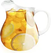 RdjEokf Plastic Water Pitcher with Spout, Easy Clean Juice Jug, Large Iced Tea Pitcher, for Fridge,Beverage Carafe, for Cold/Hot Water,Iced Tea,Milk