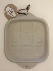 Home Styles By Hermitage Pottery Large Stone Clay Folk Art Cookie Mold 1998