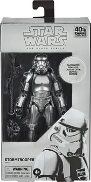 (SW) Star Wars Black Series Carbonized Graphite Stormtrooper Action Figure