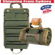 Multi-Purpose Portable Tool Roll Up Bag Wrench Roll Pouch Hanging Tool Organizer