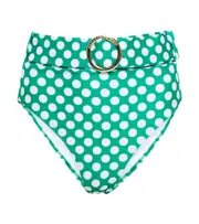 [Alexandra Miro] Alexandra Miro Ursula polka-dot bikini bottoms AU 10 green