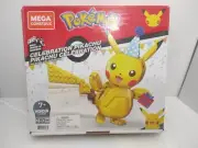 NEW Mega Construx Pokemon PIKACHU Celebration 25th Anniversary Building Toy
