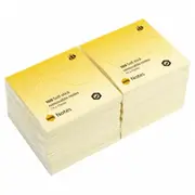 6 Packs Marbig Stick Sticky Notes 100 Sheet 75x75mm Yellow Pack 12