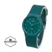 Casio Classic Analog Pop Series Bio-Based Green Resin Band Watch MQ-24B-3B