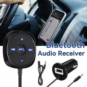 AUX-in Bluetooth Wireless Receiver Adapter Dongle for Car Stereo Audio Speaker