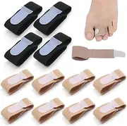 Hammer Toe Corrector for Women, 12pcs Adjustable Reusable Hammer Toe Straightener, Hammertoe Corrector for Women