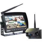 7"Wireless Car DVR Monitor 1080P Solar Magnetic Reversing Camera Caravan Trailer
