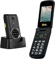 AGM M8 Rugged Basic Flip Phone, 4G Feature Cell Phone, Simple Mobile Phones, Waterproof | Drop-Proof, SOS Side Key, Speed Dial, 104dB Powerful Speaker, Large Keypad&Fonts, Dual SIM, for T-Mobile ONLY