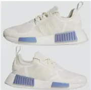 adidas NMD R1 Shoes Crystal White Iridescent Blue GV7351 Women's sz 6.5