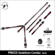 Topoint Top-X Carbon Stabilizer set with dampeners For Compound Bow