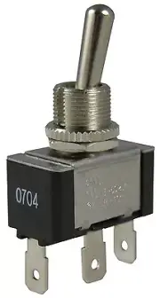 GB GARDNER GSW-120 ON-OFF-ON SINGLE POLE DOUBLE THROW TOGGLE SWITCH 6444582