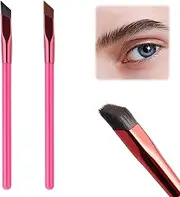 [Ganbaro] Multi-Function Eyebrow Brush, 2PCS Perfect Angled Thrush Artifact Eye Brow Concealer Contour Brush, Brow Brushes for Eyebrows, Rhombus Angled Eyebrow Brush, Professional Eyebrow Brush