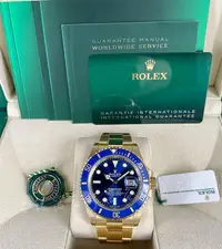 在飛比找Yahoo!奇摩拍賣優惠-【現貨】Rolex 勞力士 126618LB 藍面 黃k金 