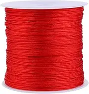 Nylon Chinese Knot Cord - Strong and Red Rope - Great for Jewelry Making and Threading Suitable for DIY Crafts