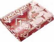 Wrangler - Blanket, Super Soft Reversible Bedding, Yellowstone Inspired, Western Home Essentials for Bed or Couch (Jericho Pink, King)