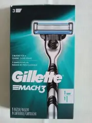 Gillette MACH3 Razor 1 Handle + 1 Refill Cartridge !