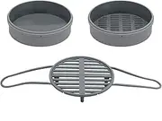 Instant Pot Electric Pressure Cooker Official Steamer Insert Set - Long Handled Trivet, Steamer Basket, Broiler Pan to fit All 8qt and 6qt Models