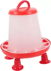 Chicken Feed Bucket Poultry Feeder Chicken Food Dispenser Automatic Chick Feeder