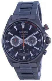 Seiko Neo Sports Chronograph Black Dial Quartz 100M Men's Watch SSB399P1