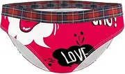 [Tiunyeah] Valentine's Day Lip Love Red Stretch Ladies Underwear Women Panties S Bikini Panty Hipster Briefs