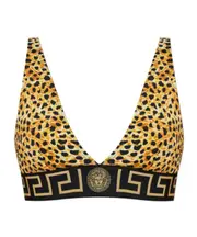 graphic bikini top 1,2,3,4,5 yellow