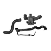 Gates Thermostat + Radiator Hose Kit for Volkswagen Jetta 1K2 2.0L 147KW Manual