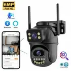 ICSEE HD 3MP+3MP Dual Lens WiFi Wireless Camera Outdoor Home IR IP Security Cam