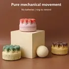 Mechanical Timer Cute Countdown Clock Mechanical Wind Up Kitchen Timer 4 Colors