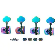 KAISH Burnt Chrome Cloverleaf Bass Tuners for Standard/Highway One Series Bass