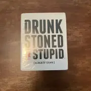 Drunk Stoned or Stupid Who's Most Likely To...A Party Game 17 & Up New In Box