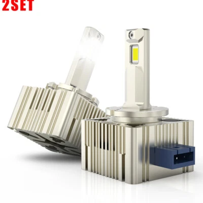 2Set D1S D1R LED Light Bulb 600% Brighter 6000K White High Low Beam Xenon Replac (for: Suzuki)
