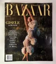 HARPER’S BAZAAR MAGAZINE FEBRUARY 2024 GISELE IN BLOOM