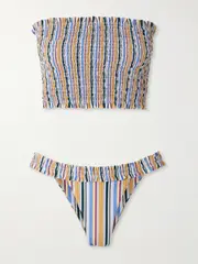 [Faithfull] Faithfull - Elisa Striped Recycled Bikini - Multi - x large x large Multi