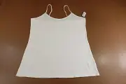 Old Navy Womens Size XXL White Scoop Neck First-Layer Cami Tunic Tank Top NWT